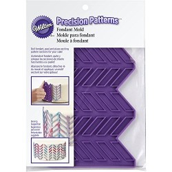 Molde Silicone Marcador Padrão Herringbone Wilton