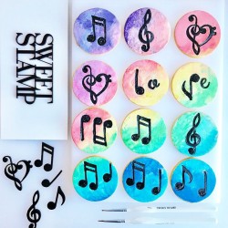 Sweet Stamps Elementos Musicais