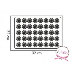  Tabuleiro Silicone  cavidades formato de estrela Tescoma