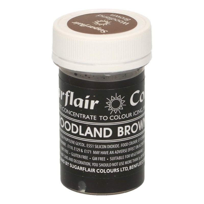 Corante em Pasta WOODLAND BROWN Sugarflair -25 grs