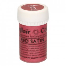 Corante em Pasta Red Satin Sugarflair -25 grs