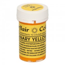 Corante em pasta Sugarflair CANARY YELLOW 25Grs