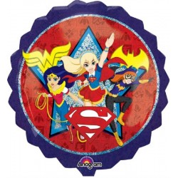 Balão Foil Superhero Girls Redondo 70 cms