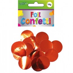 Confetis Vermelho Foil 2.5 cms