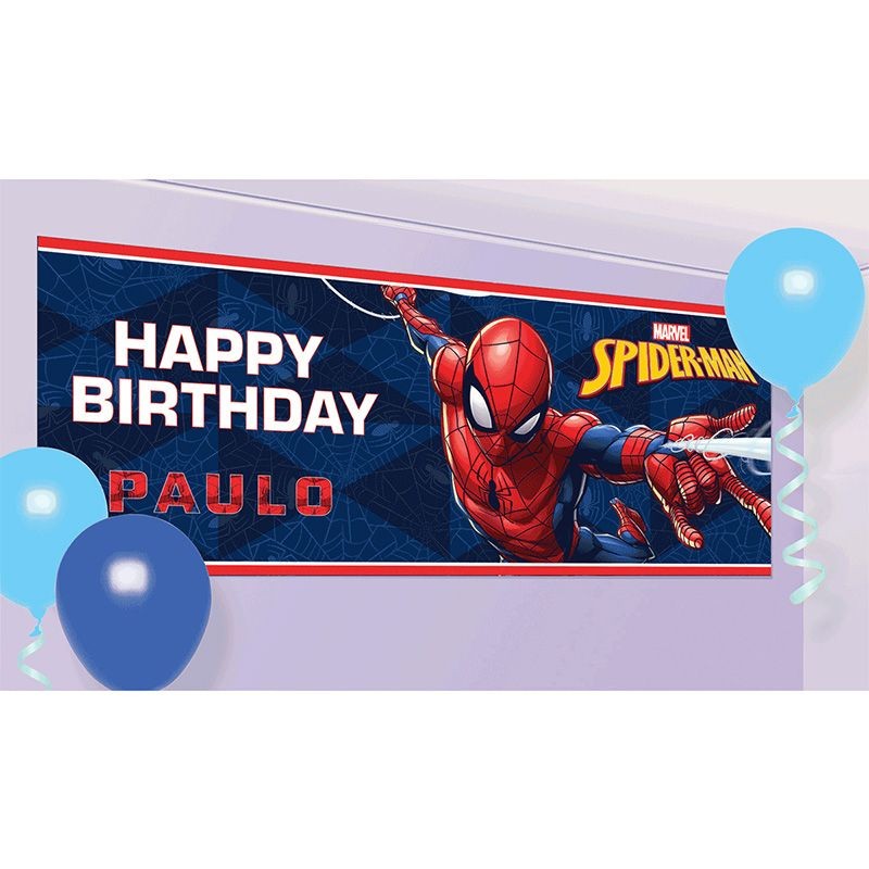 Banner Personalizavél  Homem Aranha