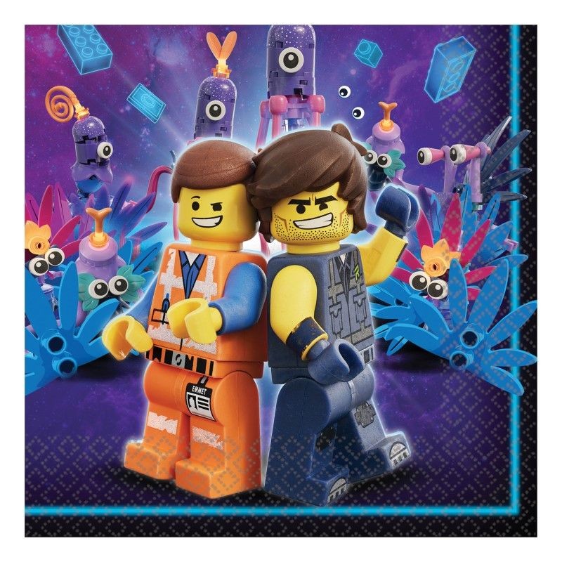 16 Guardanapos Lego Movie