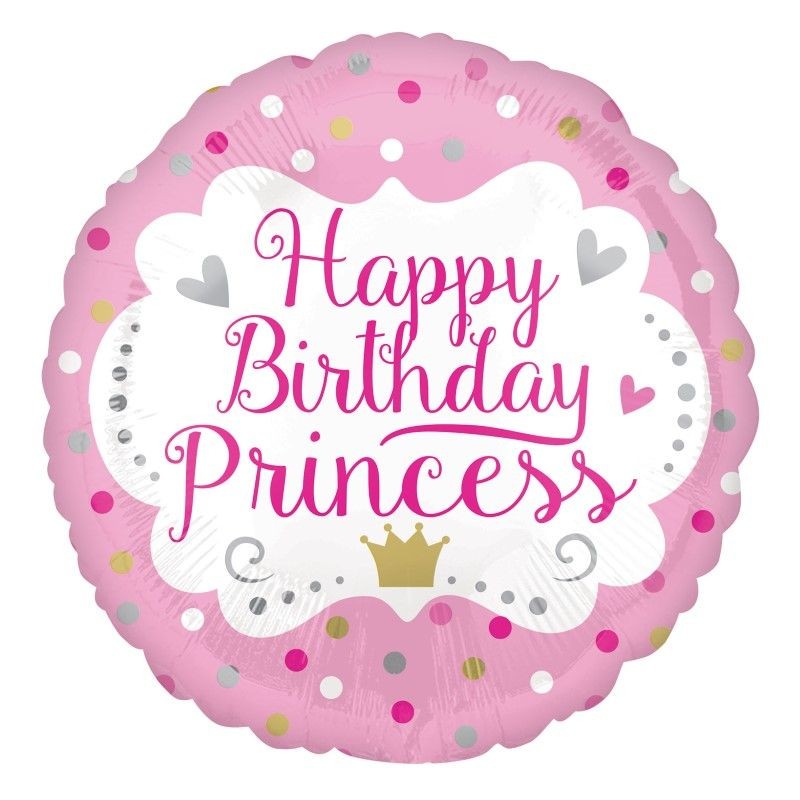 Balão Happy Birthday Princess