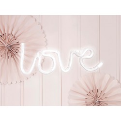 Luz Neon Led LOVE Branca