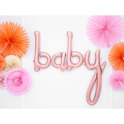 Balão Baby Rose Gold Foil...