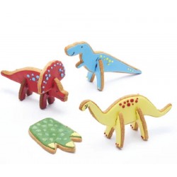 Set Cortadores Dinossauros 3 D