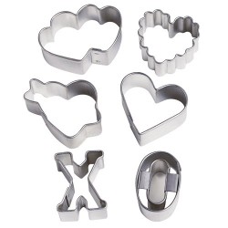 Set 6 Mini Cortadores Wilton Valentine