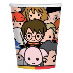 8 Copos Harry Potter Cartoon