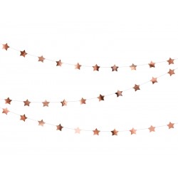 Grinalda Estrelas Rose Gold