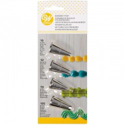 Kit 4 Bicos Decoração Wilton