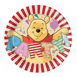 8 Pratos Winnie The Pooh 20...