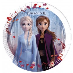 8 Pratos Frozen II 20 cms