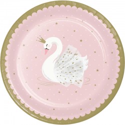 8 Pratos Stylish Cisne...