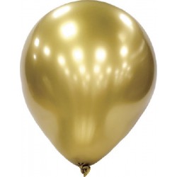 Balão Dourado Espelhado 28 cms