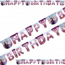 Banner Happy Birthday Frozen 2