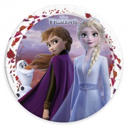 8 Pratos Frozen 2 23 cms