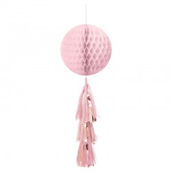 Honeycomb Rosa com Tassel...