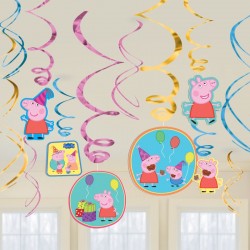 Pack 12 Swirls Porquinha Peppa