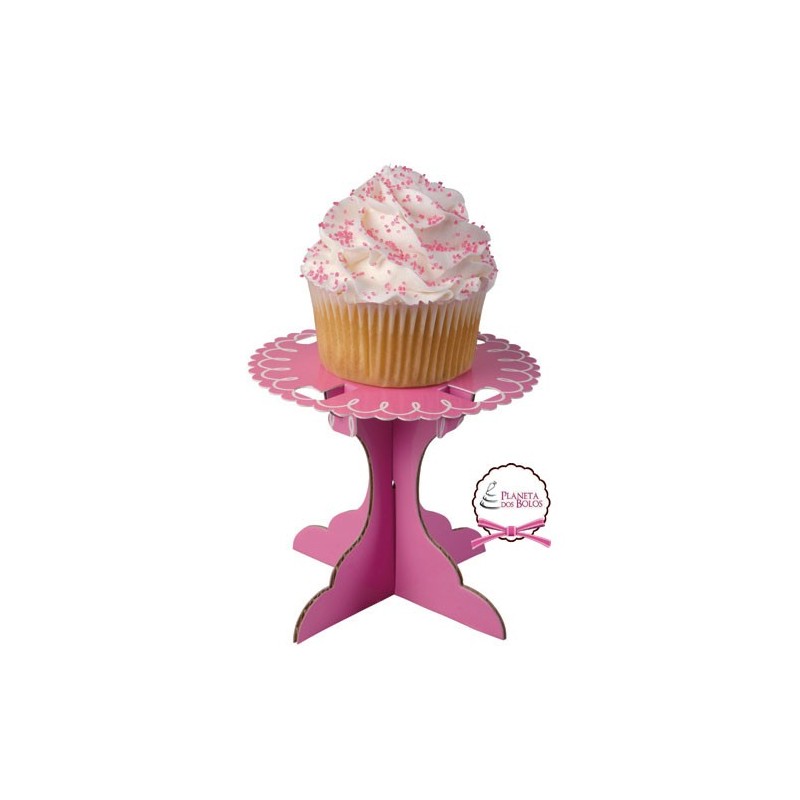 Pack de 6 Stands Individuais Rosa Wilton