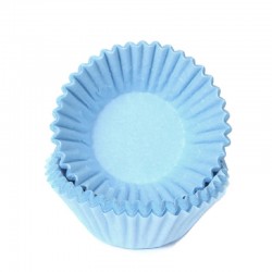 100 Mini Forminhas Baby Blue