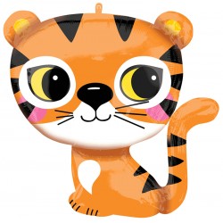 Balão Foil Tigre Sentado 63cms