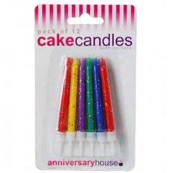 12 Velas Multicoloridas com...