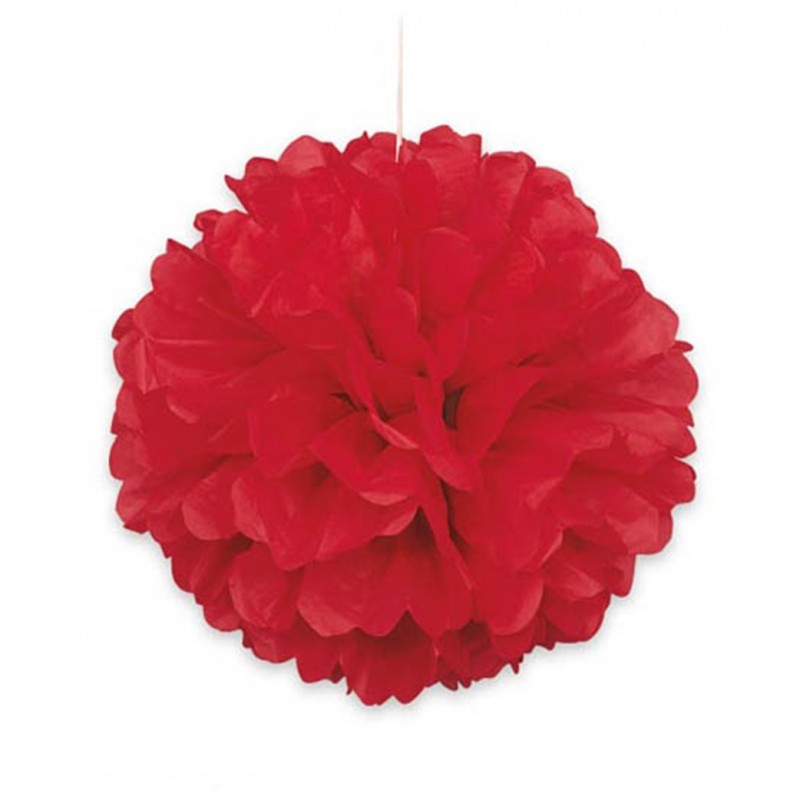 Pom Pom Vermelho 40 cms