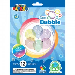 12 Balões Bubble Ballon