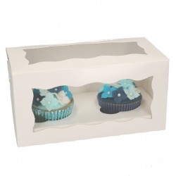 Caixa 2 Cup Cakes Brancos***