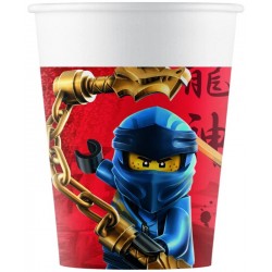 8 Copos LEGO Ninjago