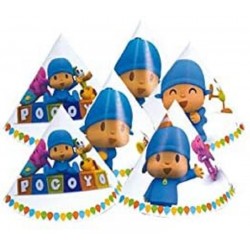 Conj. 6 Chapeús Pocoyo