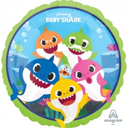 Balão Foil Baby Shark 45 cms