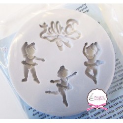 Molde Silicone Bailarinas