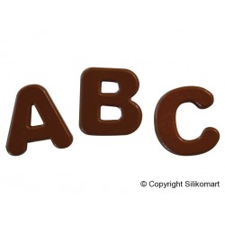 Tapete para Chocolate Silicone Letras