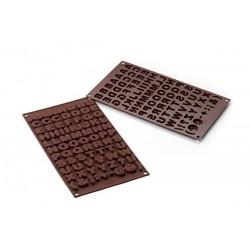 Tapete para Chocolate Silicone Letras