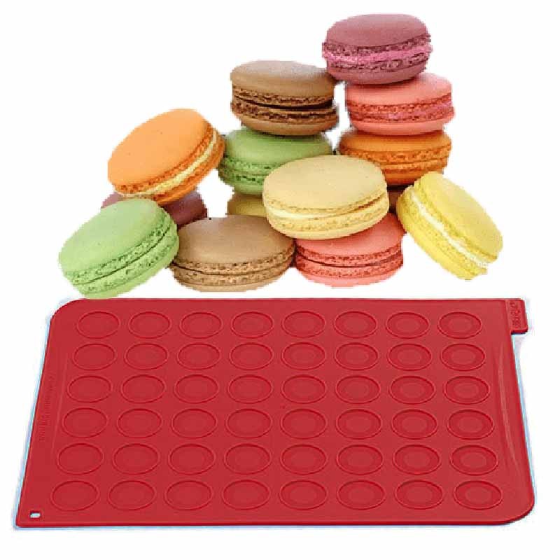 Tapete Macarons Silicomart Terracota