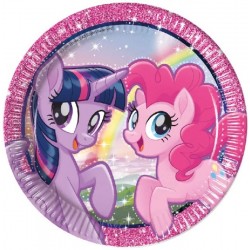 8 Pratos My Little Pony 23 cms