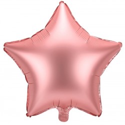 Balão Foil Estrela Rose...