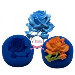 Molde Silicone Rosa Aberta