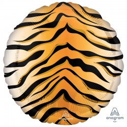 Balão Foil Padrão Tigre 45 cms