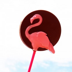 Molde Pirulito Flamingo