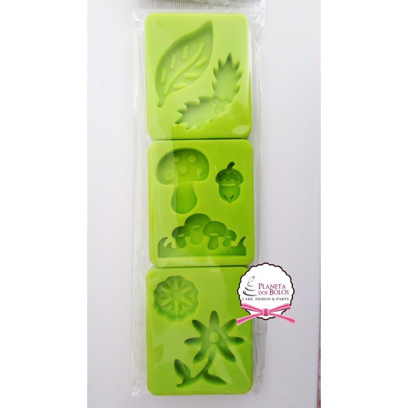 Molde de Silicone motivo Natureza