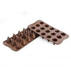 Molde Silicone Chocolate Cone