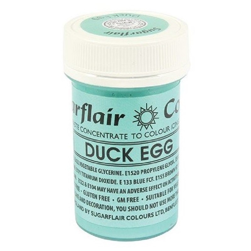 Corante em Pasta Duck Egg Blue Sugarflair -25 grs