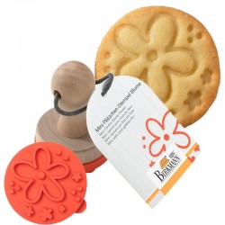 Carimbo Flor MINI COOKIE...