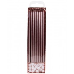 Pack 16 Velas Altas Rose...